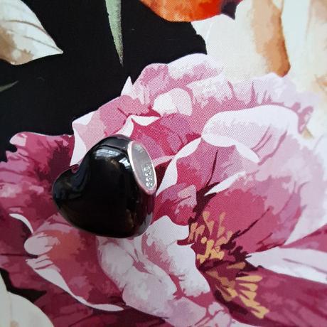 Prívesok čierne srdce, 