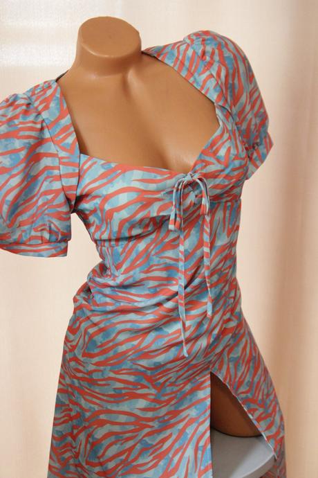 Maxi šaty s rozparkom xs, xs