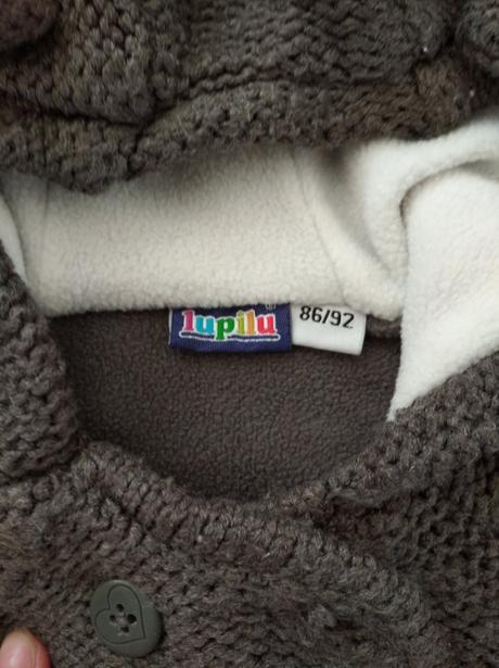Zateplený sveter s ušami, lupilu,86