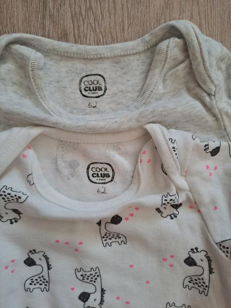 Set dievcenske body 62, h&m,62