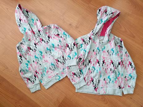 Minnie mouse mikinky pre sestreicky 116 a 128, 116