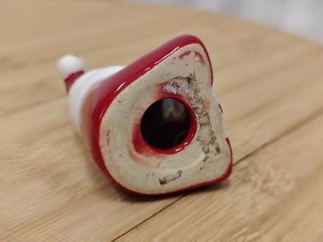 Zberateľ retro keramická figúrka santa na darčeku, 