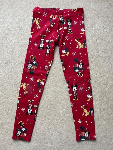 Vianočné leginy disney mierne zateplené, 128