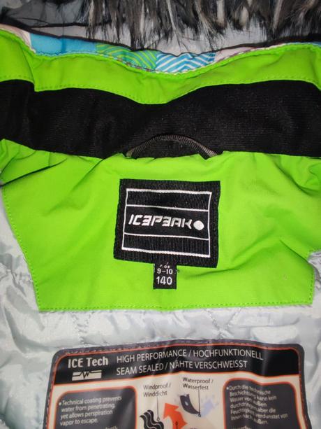 Lyžiarska dievčenská bunda, 140