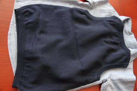 Košieľka s vestičkou pre malého fešáka, h&m,86