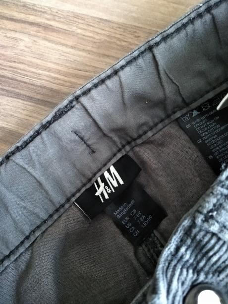 Menžestrové nohavice, h&m,128