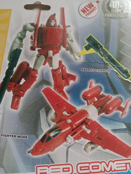 Na štýl transformers lietadlo -robot, 