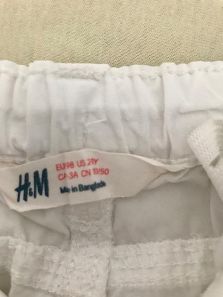 Letne ziarive pohodlne kratasky, h&m,98
