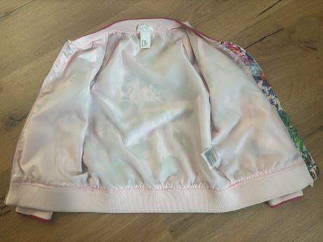 Leskla satenova bombera s podsivkou, h&m,122