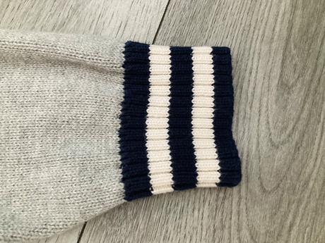 Svetrík s kontrastnými blokmi 110/116, h&m,116