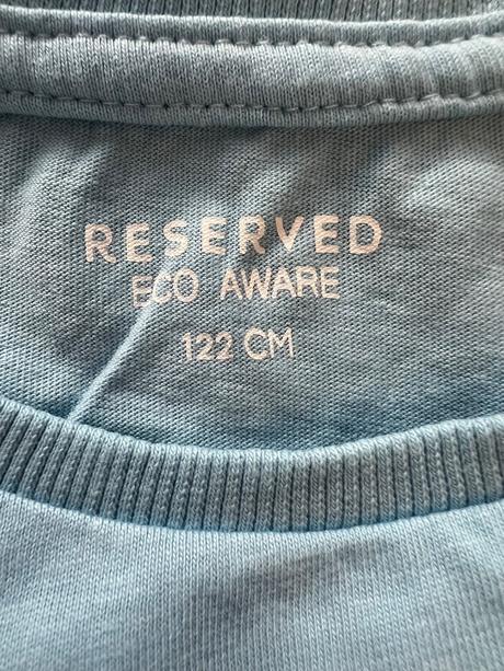 Tričko tyrkysová, reserved,122