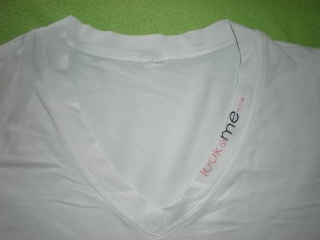 Biele tričko look at me now, xs
