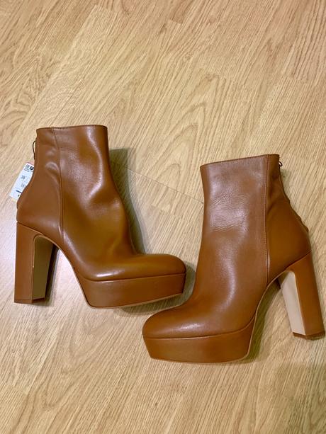 Kožene kotníčky nove zara, zara,39