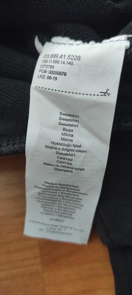 Parádna mikina s kapucňou a vreckom, s.oliver,m