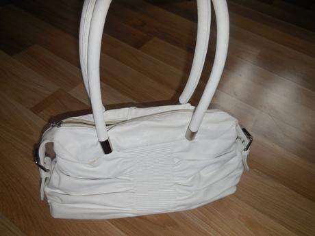 Biele letné tričko + gratis biela kabelka, new look,s