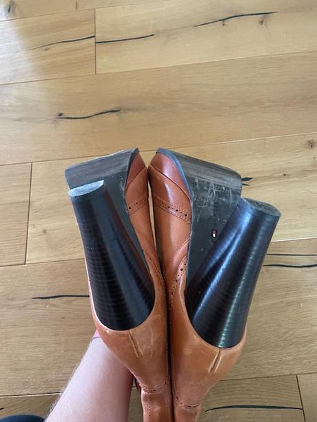 Stýlové celokožené topánky tommy hilfiger/40, tommy hilfiger,40