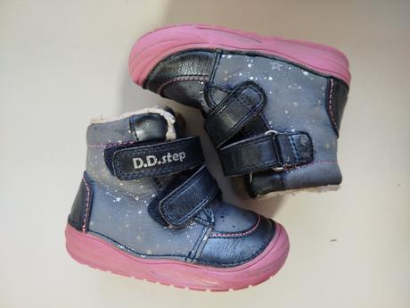 Dievčenské zimné topánky d.d.step, d.d.step,21