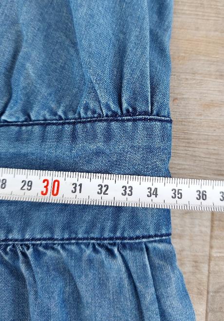 Denimové šaty na ramienka edc, s