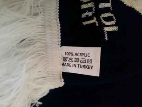 Obojstranný dvojfarebný šál so strapcami, bristol,