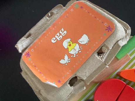 Hračka drevená zelenina + vajíčka,