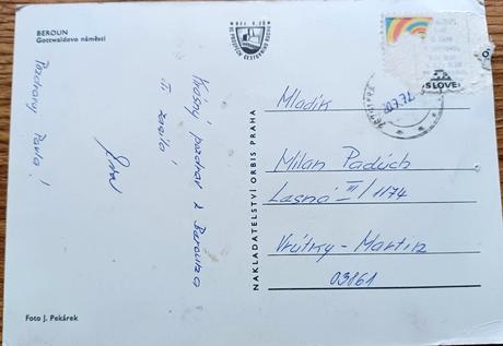 Stará pohľadnica beroun,