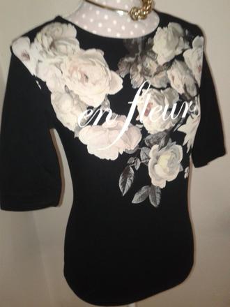 Čierny top s potlačou vzadu na viazanie veľ. s, s