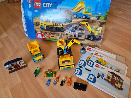 Lego city 60391 stavebné vozidla, 