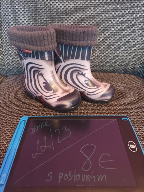 Čižmy/gumáky zateplené 22/23, demar,23