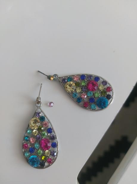 Naušnice, swarovski