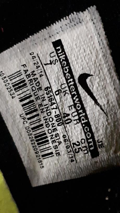 Futbalové kopačky mercurial vapor x laser 39/40, nike,39