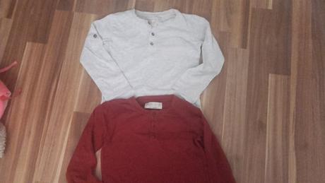 Super tricka s roll up rukavmi, zara,104