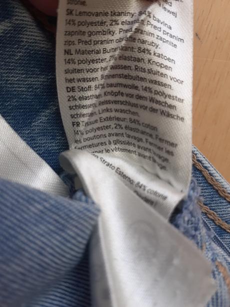 Bledomodré rozšírené rifle lindex 152, lindex,152