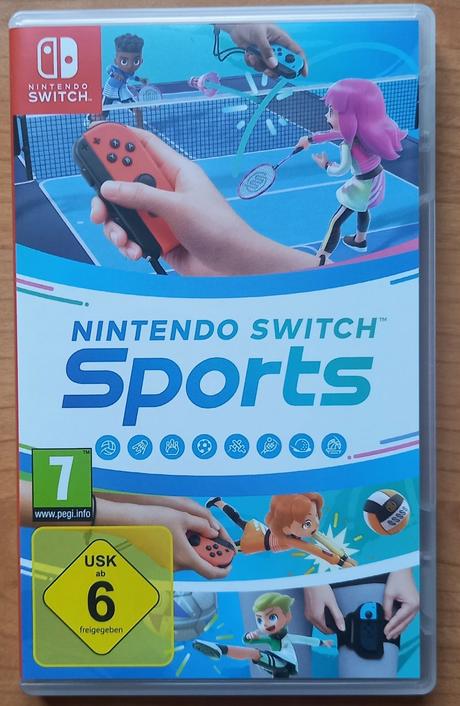 Nintendo switch sports + leg strap, 