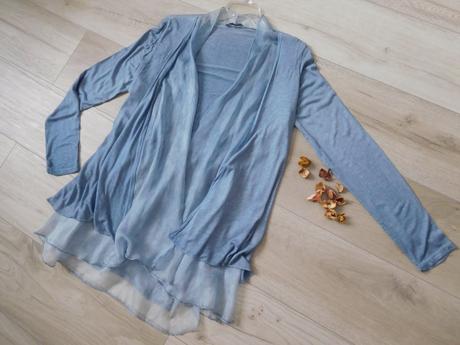 Blejzer ľahučký vzdušný, padavá látka-38/40 v, bav, 38