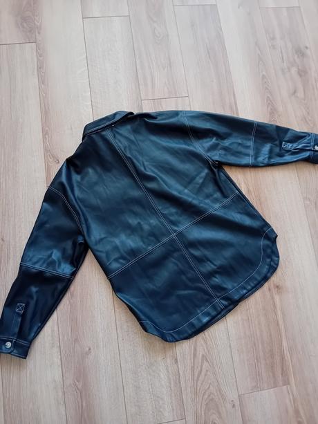 Koženková košelo- bunda, zara,164