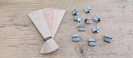 Knôt do sviečky - drevo - 13x130 mm, 