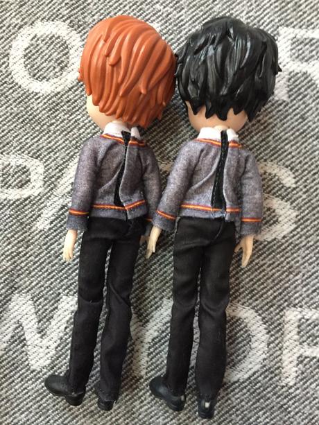 Babika harry potter, ron weasley a sova hedviga,