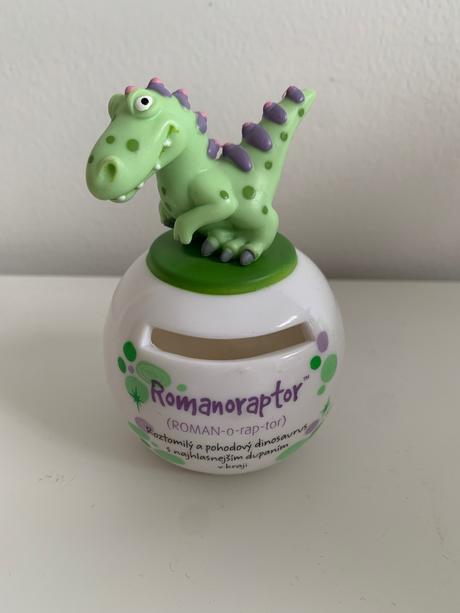 Romanoraptor -pokladníčka pre romanka, 