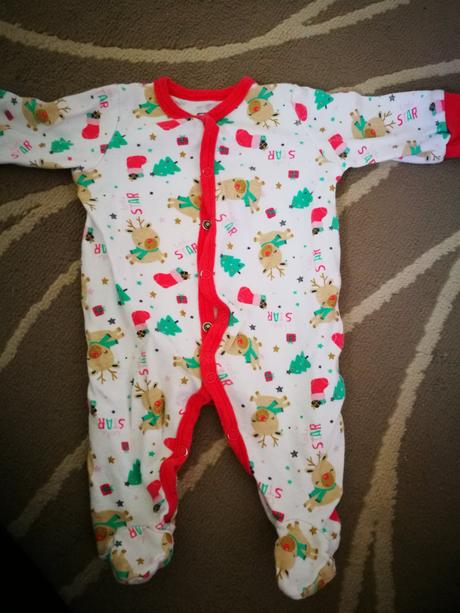 Vianočný overal pyžamko, pepco,56