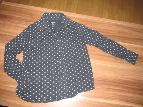 Tmavo modrá košeľa s hviezdičkami v. 128/134, terranova,128