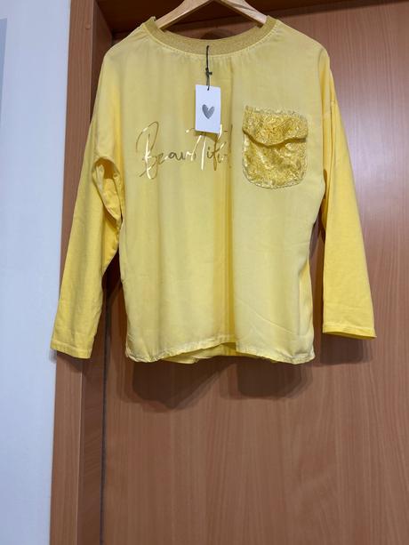 Tričko z dvoch látok m/l, m