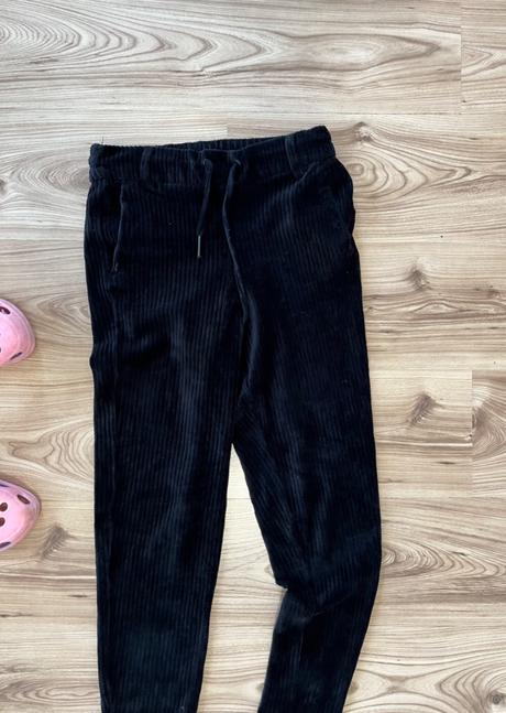 Čierne teplučké nohavice, m