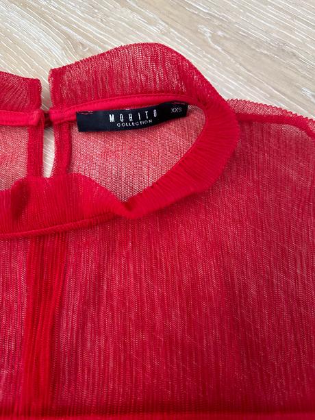 Červená blúzka, mohito,xs
