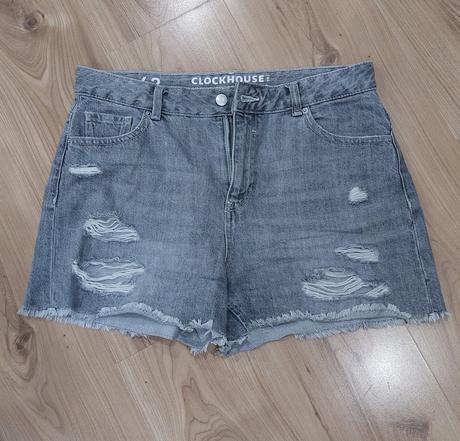Džínsové šortky-mom, clockhouse,xl