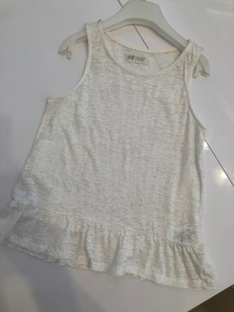 Tielko dole s volánikom, h&m,146