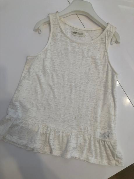 Tielko dole s volánikom, h&m,146