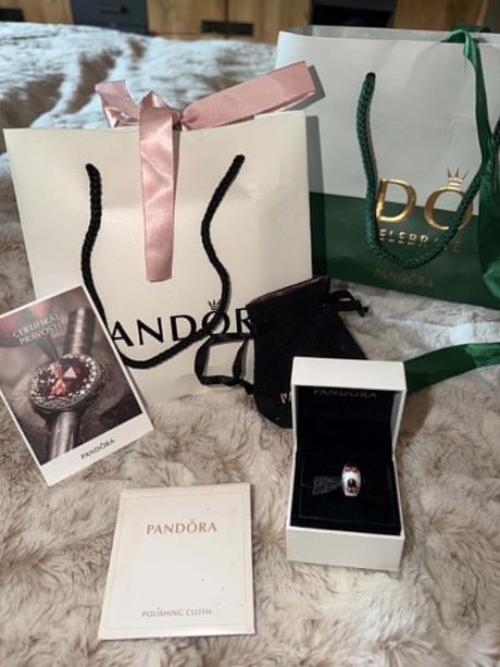 Pandora original privesok-koralka mickey mouse, pandora
