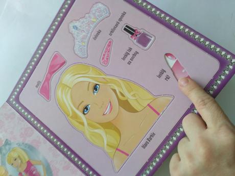 Kniha barbie kniha šablón,