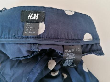 Sukňa s volánmi pri páse, h&m,36