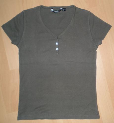 Olivové tričko mango, mango,36